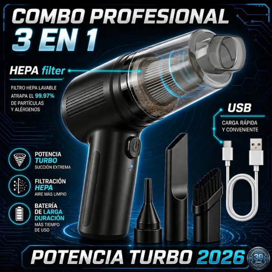 MasterVac Pro™ - Tecnología Turbo 2026