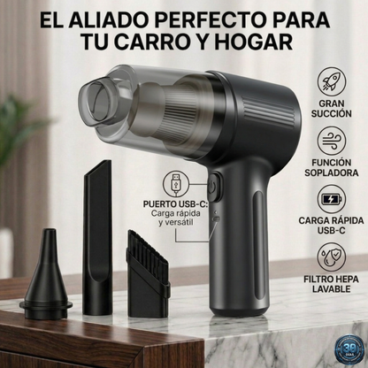 MasterVac Pro™ 2x1 - Combo Familiar (Hogar y Carro)
