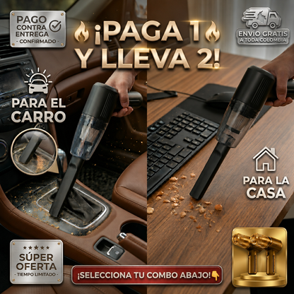 MasterVac Pro™ 2x1 - Combo Familiar (Hogar y Carro)