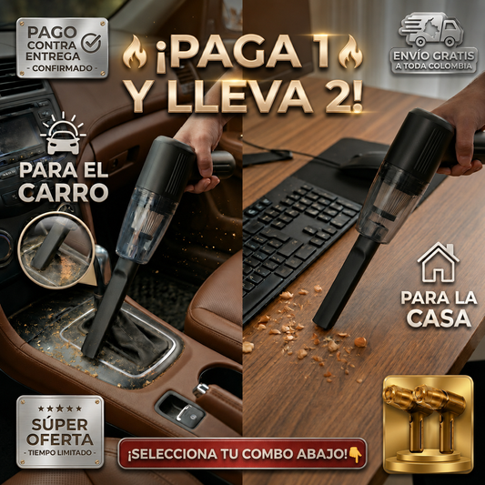 MasterVac Pro™ 2x1 - Combo Familiar (Hogar y Carro)